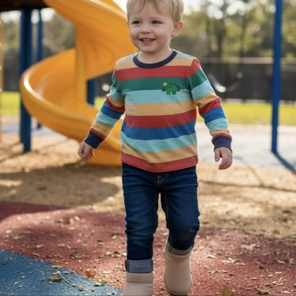 Pawz Beige Slipper Ankle Boot Slipper - Picture 6 of 6